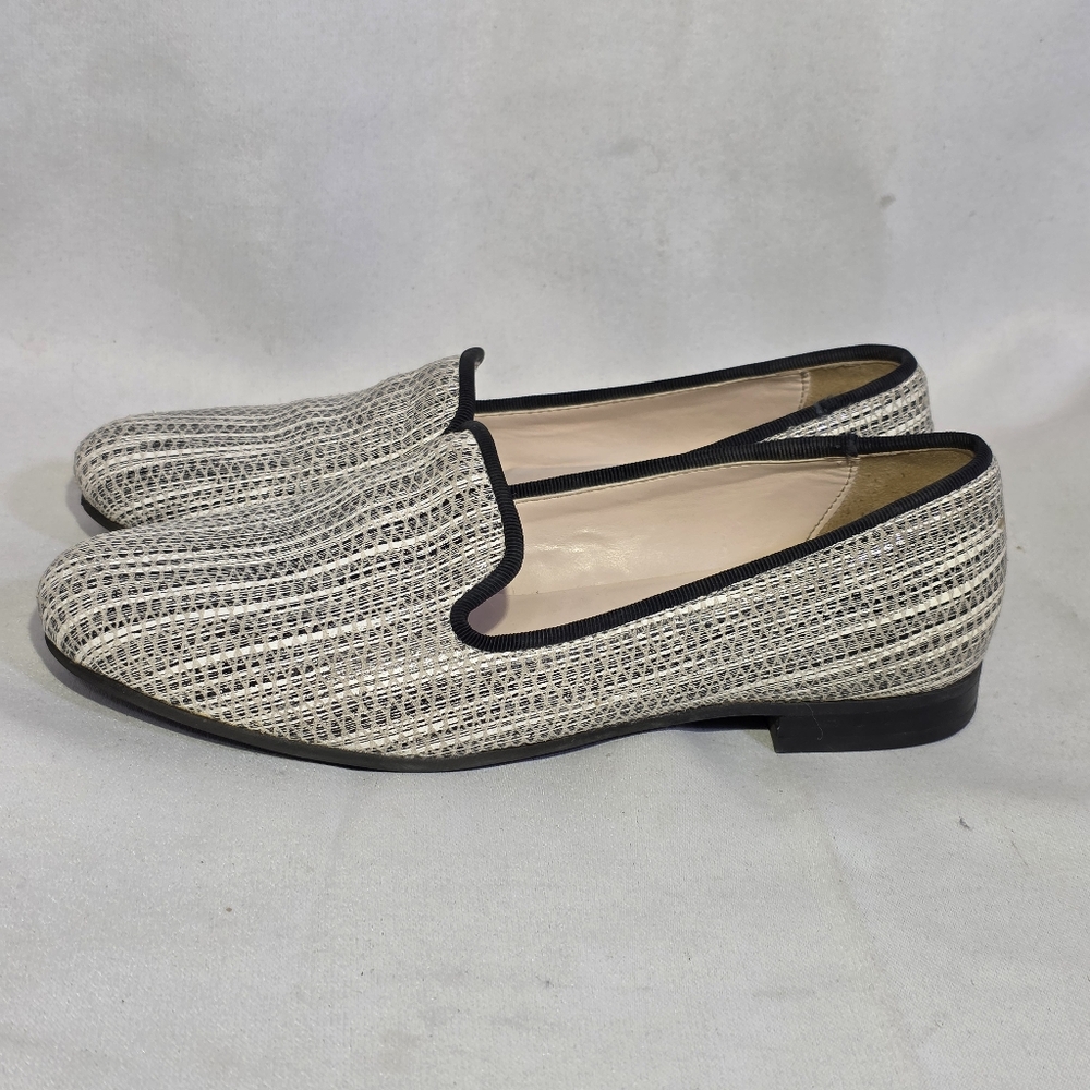 Cole Haan Size 5 B Sabrina Woven Loafer Flat Leather Textured Flat D43680 - Picture 7 of 9